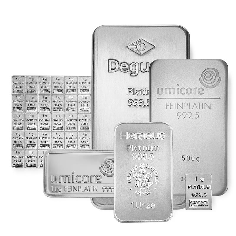 Lingotto di platino in Platino